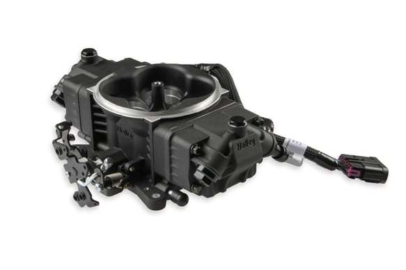 Holley EFI Terminator X Stealth 4150 Throttle Body - Black 534-293 HOLLEY Autoparts