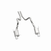 MagnaFlow 13 Ford Mustang Dual Split Rear Exit Stainless Cat Back Performance Exhaust (Street) Magnaflow Catback