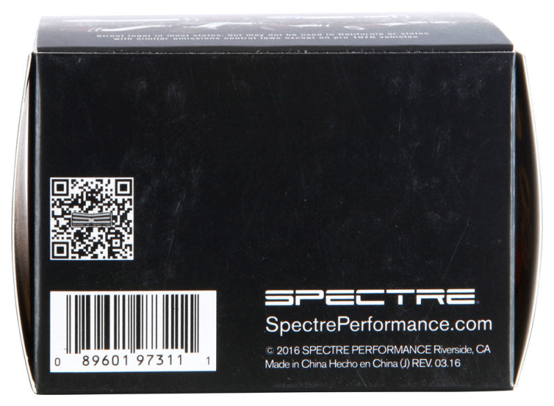Spectre Universal Pre-Filter Wrap 6.125in. x 9.125in. - Black Spectre Pre-Filters