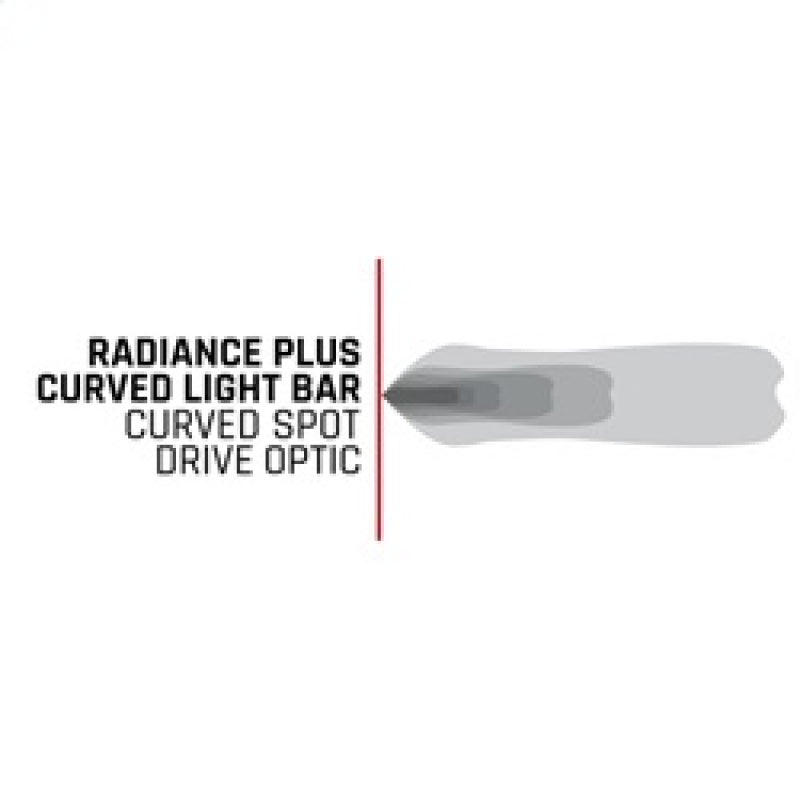Rigid Industries Radiance+ Curved 40in. RGBW Light Bar Rigid Industries Light Bars & Cubes