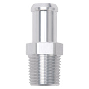 Edelbrock Hose End Straight 1/2In NPT to 5/8In Barb Clear Anodize Edelbrock Fittings