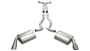 Corsa 2010-2013 Chevrolet Camaro Convertible SS 6.2L V8 Manual Polished Sport Cat-Back + XO Exhaust CORSA Performance Catback
