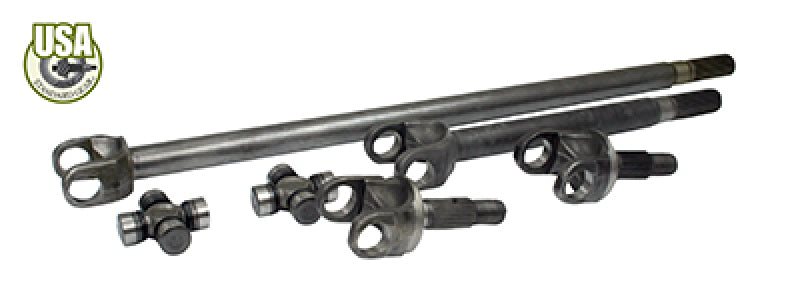USA Standard 4340 Chrome-Moly Replacement Axle Kit For 85-88 Ford 60 Front / 35 Spline Yukon Gear & Axle Axles