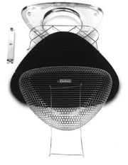 Edelbrock Air Cleaner Pro-Flo 1000 Series Triangular Steel Top 11 375In X 8 375In X 3In Chrome Edelbrock Air Filters - Universal Fit