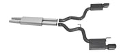 Gibson 15-17 Ford Mustang V6 3.7L 3in Cat-Back Dual Exhaust - Black Elite (Ceramic) Gibson Catback