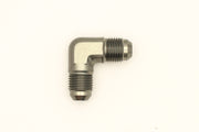 DeatschWerks 6AN Male Flare To 6AN Male Flare 90-Degree Coupler Fitting DeatschWerks Fittings