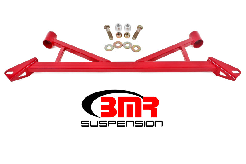 BMR 15-17 S550 Mustang Front 4-Point Subframe Chassis Brace - Red BMR Suspension Chassis Bracing