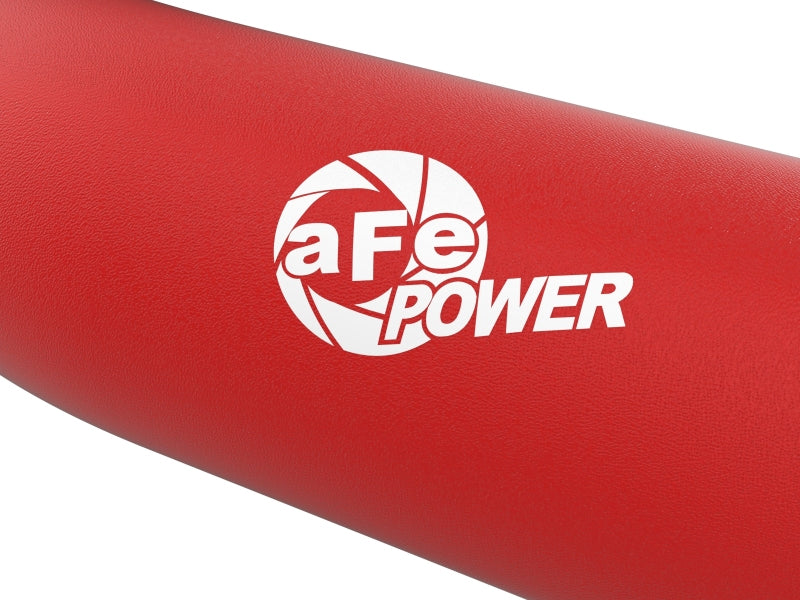 aFe 23-24 Ford Diesel Trucks V8-6.7L (td) BladeRunner Aluminum Hot and Cold Charge Pipe Kit - Red aFe Intercoolers