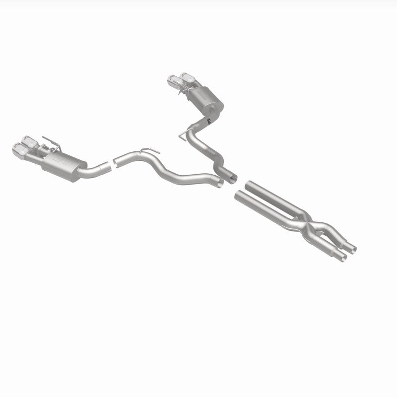 MagnaFlow SYS Cat-Back 2018 Ford Mustang GT 5.0L Competition Dual Exit Polished 4in Tips