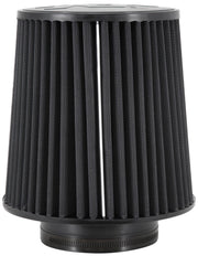 K&N Universal Rubber Filter-Round Tapered 4.5in Flange ID x 8in Base OD x 6.625in Top OD x 8in H K&N Engineering Air Filters - Universal Fit