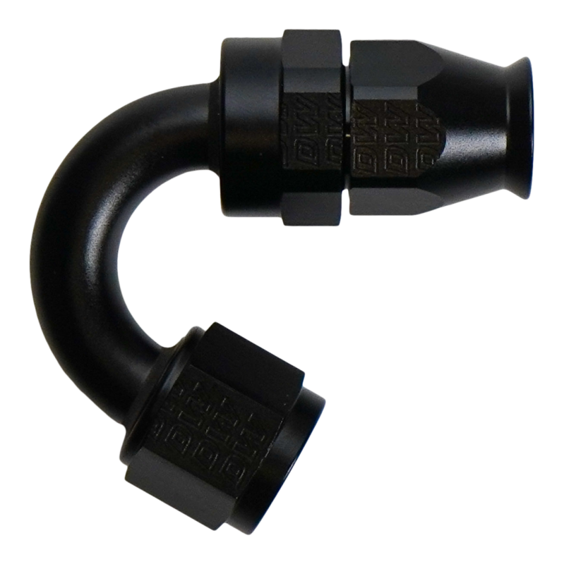 DeatschWerks 8AN Female Flare Swivel (Incl Ferule/Olive) 150-degree Hose End PTFE DeatschWerks Fittings
