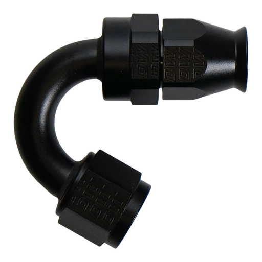DeatschWerks 8AN Female Flare Swivel (Incl Ferule/Olive) 150-degree Hose End PTFE DeatschWerks Fittings