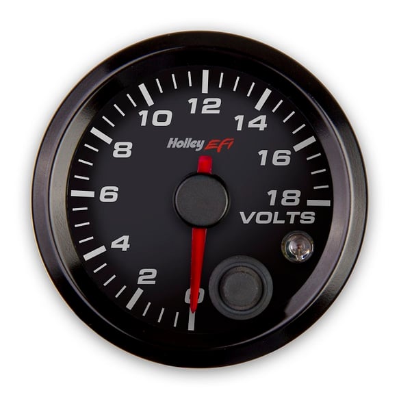 Holley EFI Voltage Gauge 553-126 HOLLEY Autoparts