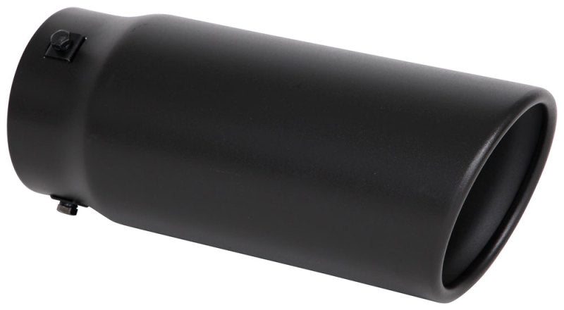 Spectre Exhaust Tip 4-1/2in. OD / Slant - Black Spectre Tips