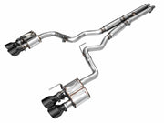 AWE 2024 Ford Mustang GT Fastback S650 RWD SwitchPath Catback Exhaust w/ Quad Diamond Black Tips AWE Tuning Catback
