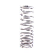 QA1 2-1/2in ID Variable Rate High Travel Spring - 10in Length x 140/250lbs/in - Silver Powder Coated QA1 Coilover Springs
