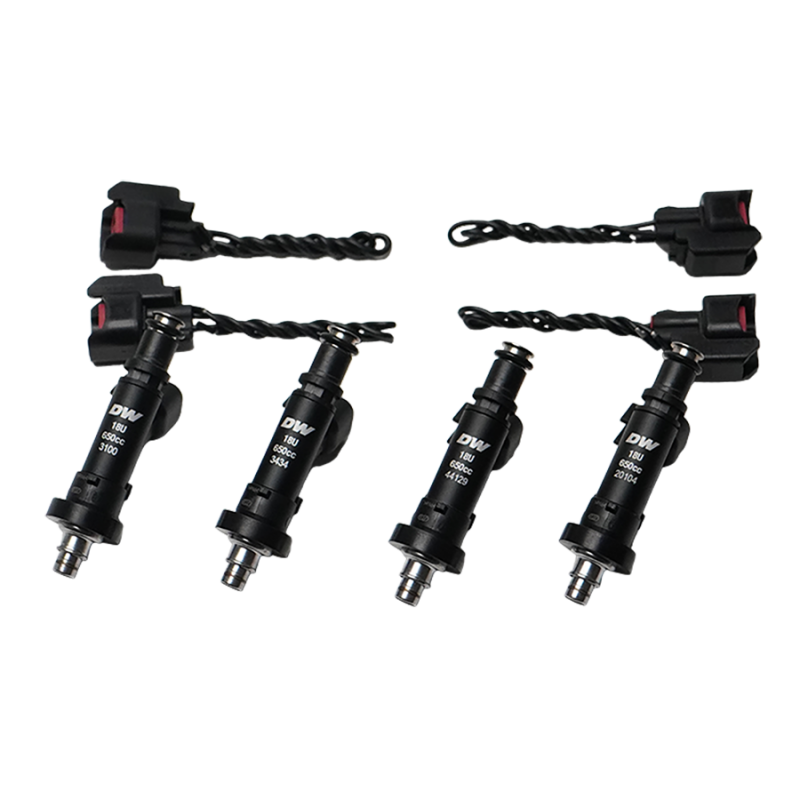 DeatschWerks 91-01 Acura Integra / 92-00 Honda Civic OBD I and II B/D/H Series 650cc Injectors DeatschWerks Fuel Injector Sets - 4Cyl