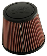 K&N Universal Rubber Filter-Round Tprd 4.875in Flange ID x 9in Base OD x 6.625in Top OD x 7.938in H K&N Engineering Air Filters - Universal Fit
