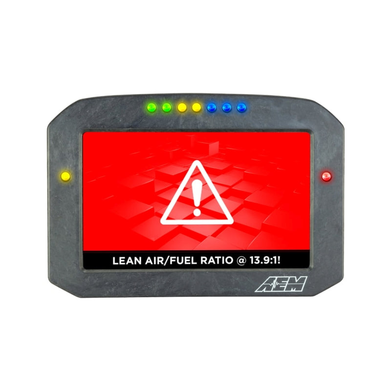 AEM CD-7LG Carbon Logging Flush Digital Dash Display w/ Internal 20Hz GPS & Antenna AEM Gauges
