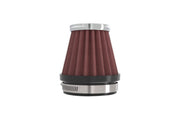 K&N Universal Chrome Filter 2.125 in Flange ID / 3in Base OD / 2in Top OD / 2.75in Height K&N Engineering Air Filters - Universal Fit