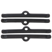 Edelbrock Vc Hold Down Tab Kit SBC 5In Long Steel Black Set of 4 Edelbrock Valve Covers