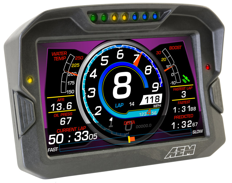 AEM CD-7 Logging Race Dash Carbon Fiber Digital Display (CAN Input Only) AEM Gauges