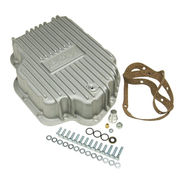 B&M Hi-Tek Deep Transmission Pan - Aluminum 20280 B&M Autoparts