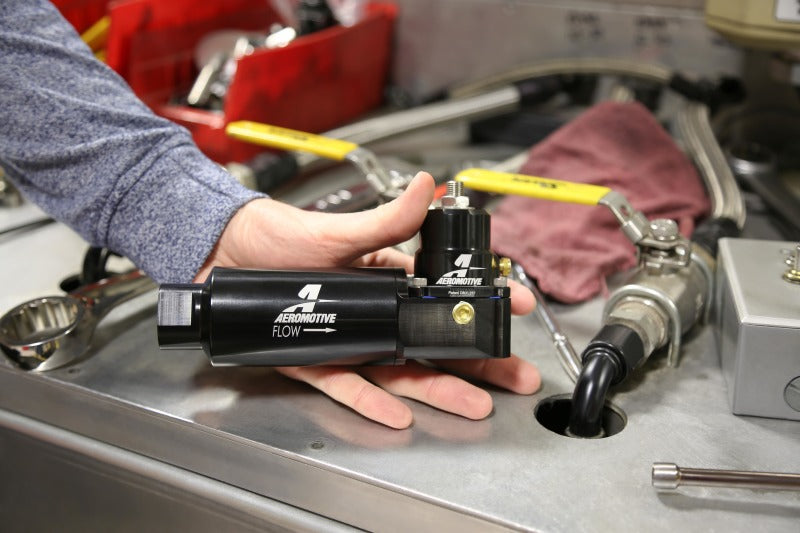 Aeromotive Regulator Filter Combo Carb Adjustable 3PSI-20PSI for 250PGH