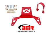 BMR 07-14 Shelby GT500 Front Driveshaft Safety Loop - Red BMR Suspension Driveshaft Loops