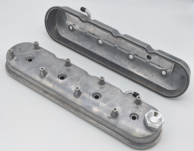 Granatelli 96-22 GM LS Tall Valve Cover w/Integral Angled Coil Mounts - Cast Finish Granatelli Motor Sports Valve Covers