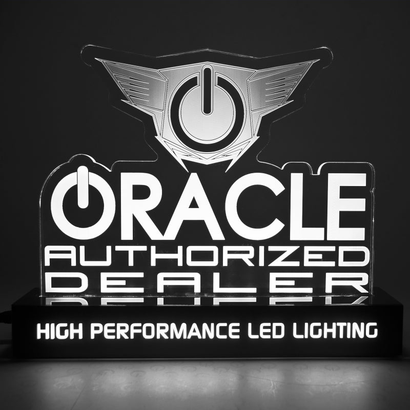 Oracle LED Authorized Dealer Display - Clear ORACLE Lighting POP Displays
