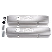 Edelbrock Valve Cover Classic Series Chevrolet 1959-1986 262-400 CI V8 w/ Breather Holes Satin Edelbrock Valve Covers