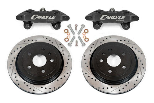 BMR Suspension 08-09 Pontiac GT Brake Kit for 15in Conversion Drilled & Slotted Rotors - Black BMR Suspension Brake Kits - Performance D&S