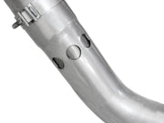 aFe Large Bore-HD 4in 409 Stainless Steel DPF-Back Exhaust w/Black Tip 15-16 Ford Diesel V8 Trucks aFe DPF Back
