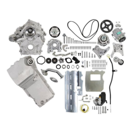 Holley Godzilla High-Mount Accessory Drive - With Holley Swap Oil Pan and Pump - Complete Kit 20-340 HOLLEY Autoparts