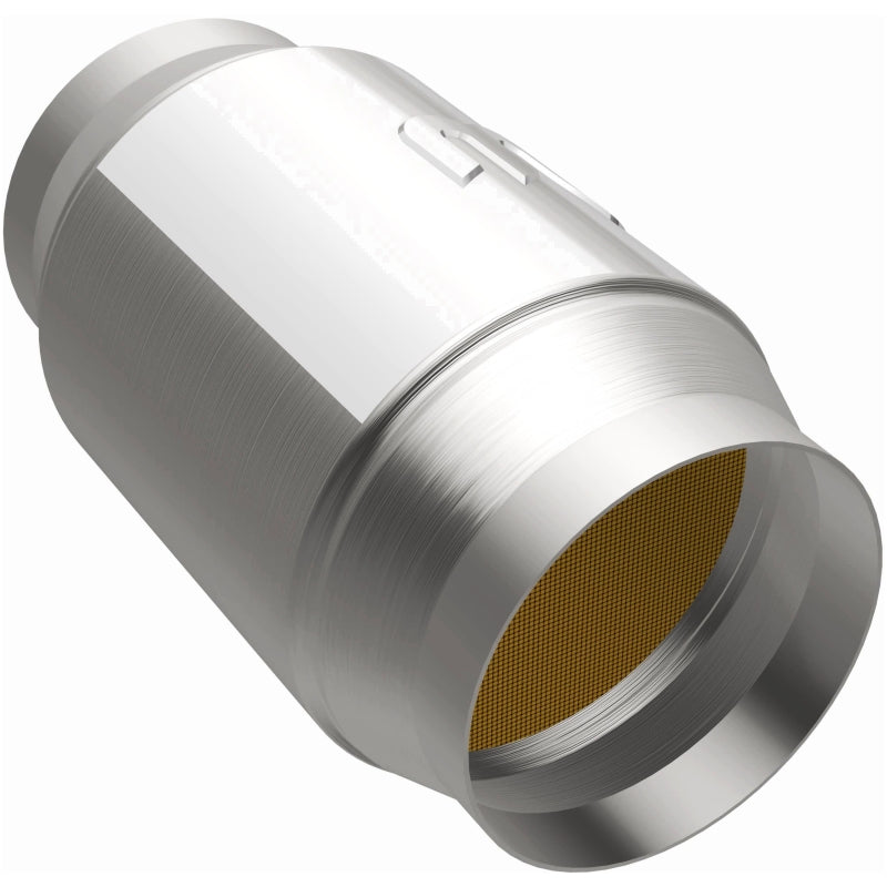 MagnaFlow Premium High Flow Metallic Converter 5in OD - 4in In / 4in Out Magnaflow Catalytic Converter Universal