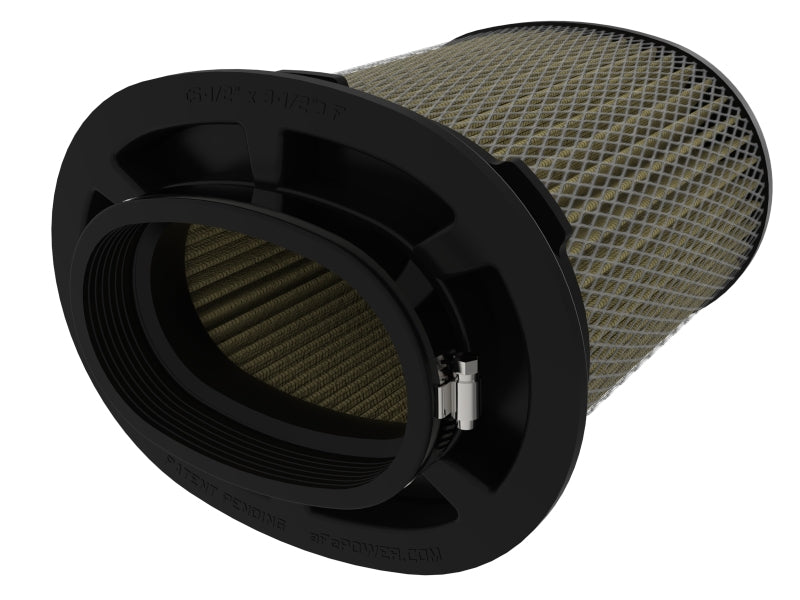 aFe MagnumFLOW Pro GUARD 7 Repl Air Filter 5-1/2x3-1/2 in F x 8-1/4x6 in B x 8x5-3/4 in T x 9in H aFe Air Filters - Universal Fit