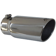 MBRP Universal Tip 5 O.D. Angled Rolled End 4 inlet 12 length MBRP Steel Tubing
