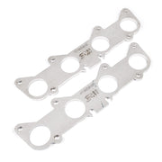 Stainless Works Ford 5.2L/5.0L Coyote Round Port Header 304SS Exhaust Flanges 1-7/8in Primaries Stainless Works Flanges