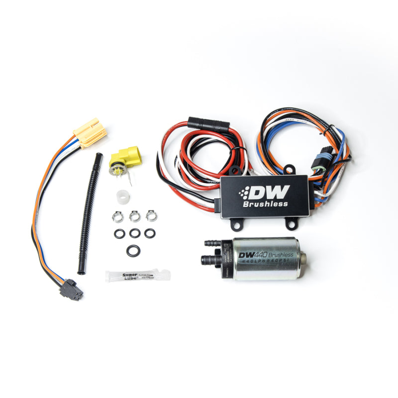 DeatschWerks 16+ Chevy Camaro 440lph In-Tank Brushless Fuel Pump w/9-0902 Instl kit/C102 Controller DeatschWerks Fuel Pumps
