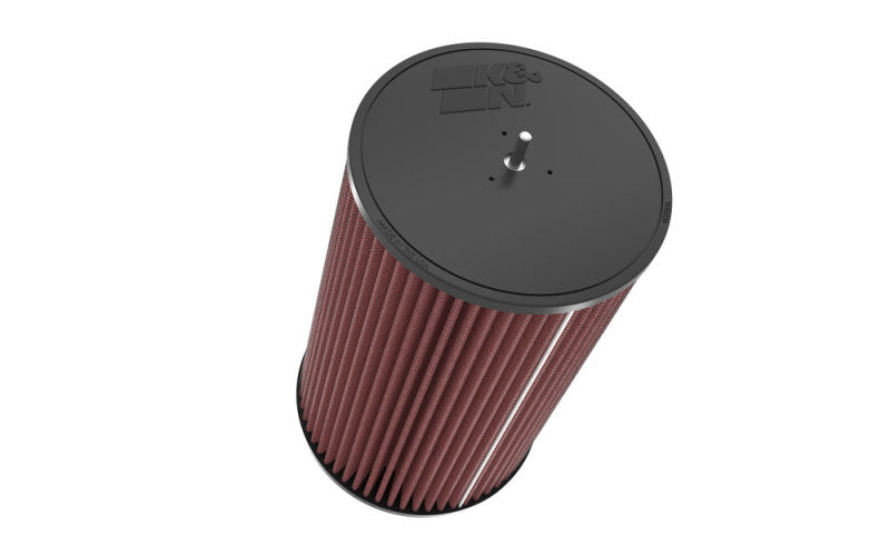 K&N Universal Round Clamp-On Air Filter 3-1/2in FLG 8in B, 7in T W/STUD, 12-1/2in H K&N Engineering Air Filters - Universal Fit