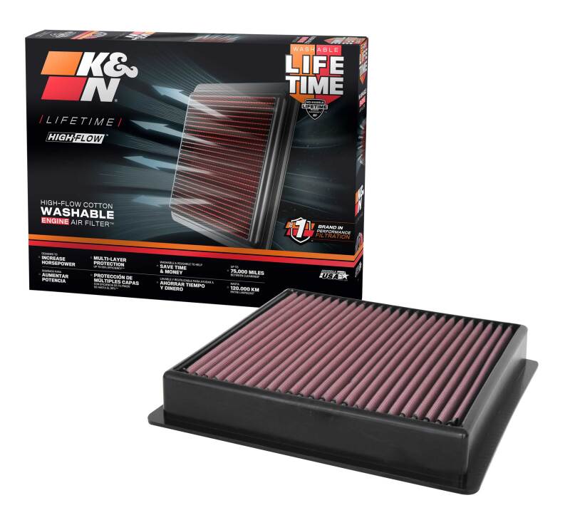 K&N 20-21 Ford F250/F350 Super Duty 6.2/6.7/7.3L V8 Replacement Air Filter K&N Engineering Air Filters - Drop In