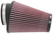 K&N Universal Clamp-On Air Filter 3-1/2in 10 Degree Flange 5-3/4in B 4-1/2in x 3-1/4in T 7in H K&N Engineering Air Filters - Universal Fit