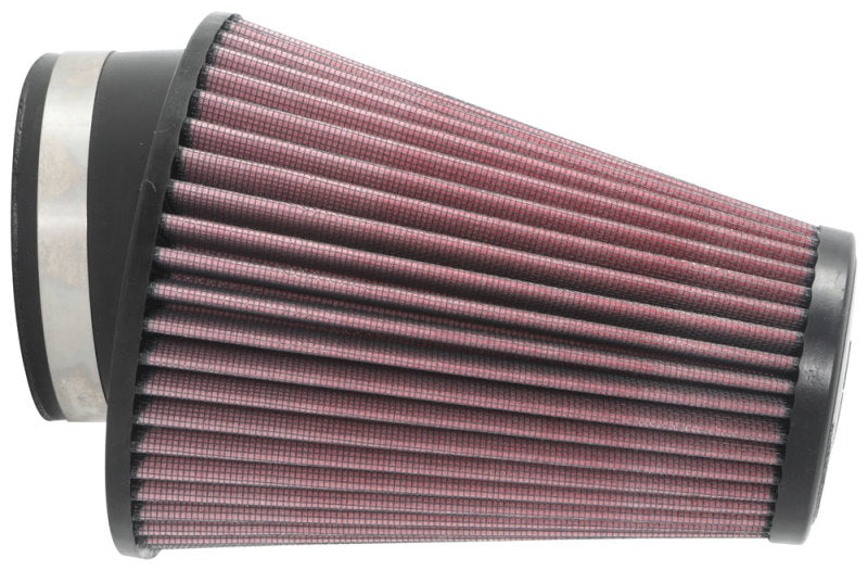 K&N Universal Clamp-On Air Filter 3-1/2in 10 Degree Flange 5-3/4in B 4-1/2in x 3-1/4in T 7in H K&N Engineering Air Filters - Universal Fit