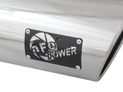 aFe Diesel Exhaust Tip Bolt On Polished 4in Inlet x 6in Outlet x 15in Long aFe Catback