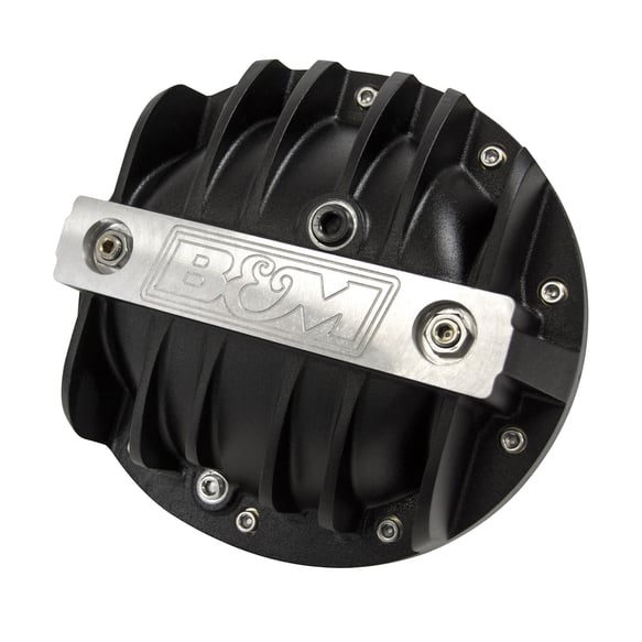 B&M Hi-Tek Aluminum Differential Cover for GM 10-Bolt - Black 71502 B&M Autoparts