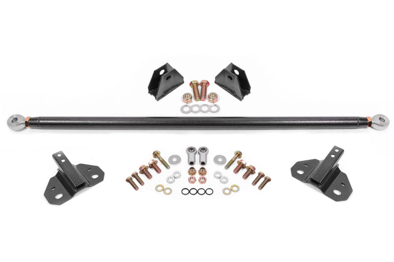 BMR 15-23 Ford S550 Mustang Shock Mount Kit - Black Hammertone BMR Suspension Shock Mounts & Camber Plates
