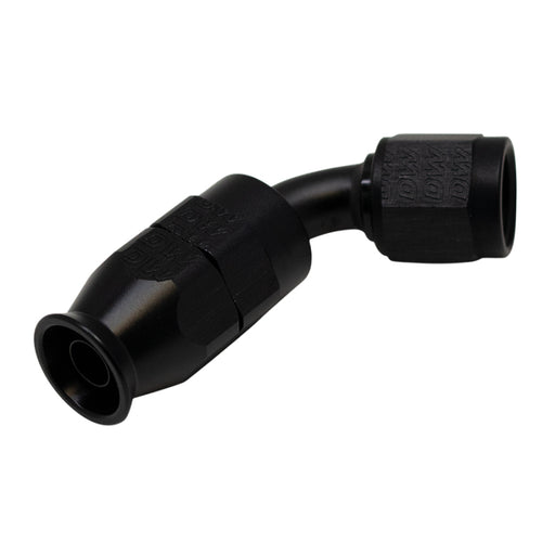 DeatschWerks 6 AN Female Flare Swivel 60-Degree Hose End PTFE - Anodized Matte Black DeatschWerks Fittings