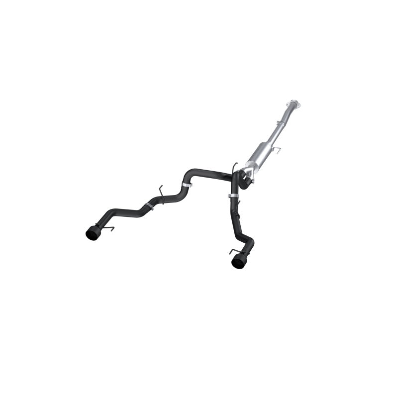 MBRP 22-23 Ford F150 T304 5in OD Black Tip Dual Rear Exit 3in Black Coated Cat Back Exhaust MBRP Catback