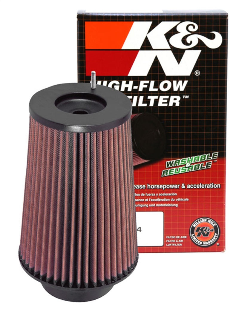K&N Universal Filter Round Tapered 4in FlangeID / 6.625in Base OD / 5.25in Top OD / 9.5in Height K&N Engineering Air Filters - Universal Fit